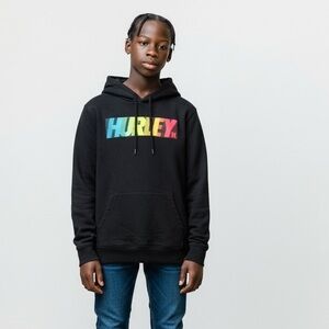✨ 5 for $25 ✨ Hurley Black Hoodie with Rainbow Logo